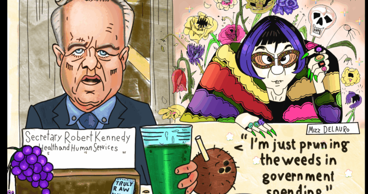 Secretary Robert Kennedy Jr. Political Cartoon Congresswoman Rosa DeLauro