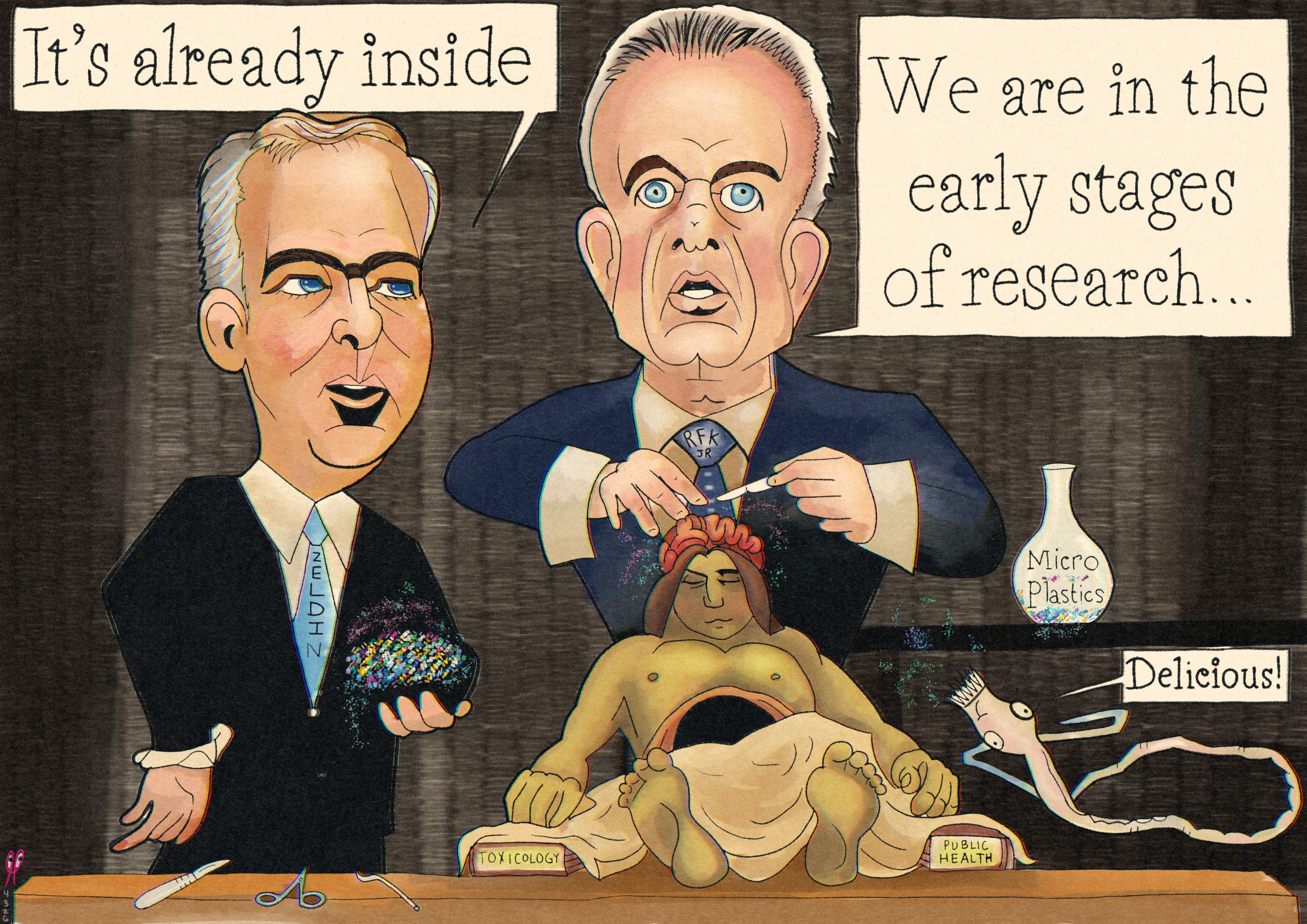 museum quality political cartoon print