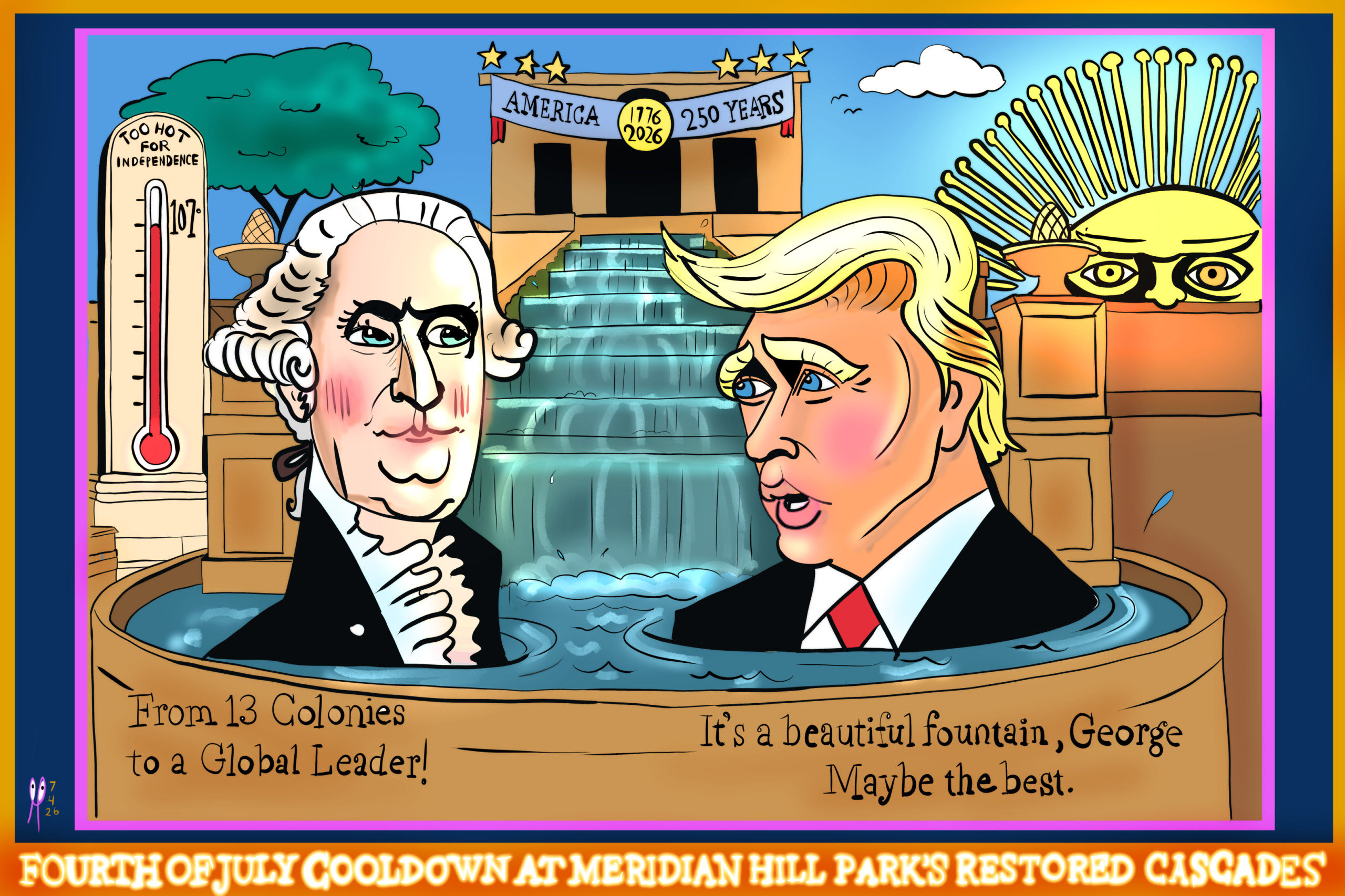 America 250 Editorial Cartoon